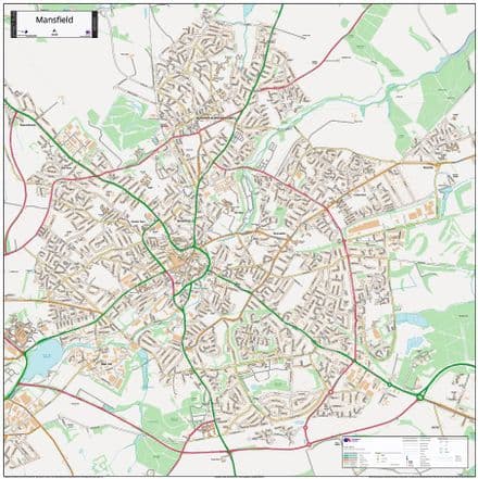 Mansfield Street Map