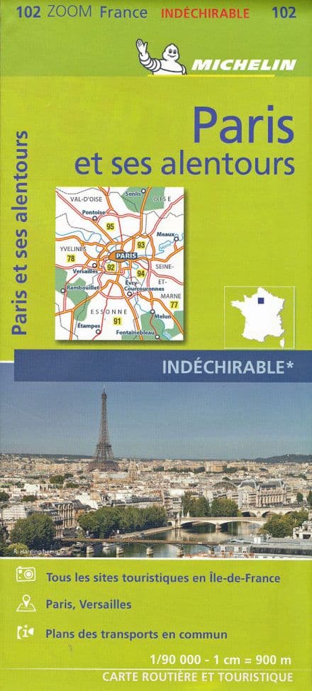 Map 102 - Paris & Surrounding
