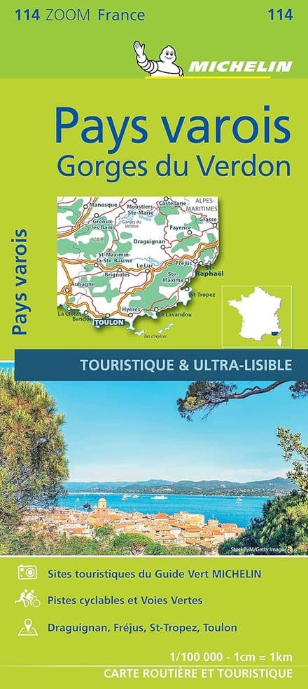 Map 114 - Pays Varois: Gorge du Verdon