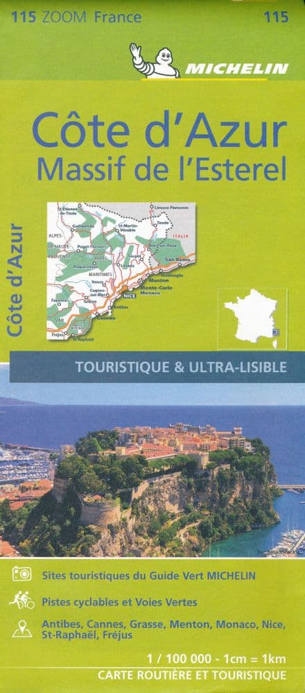 Map 115 - Côte d'Azur - Massif de l'Esterel