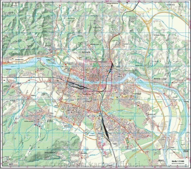 Maribor - Street Map - Karografjija C 070
