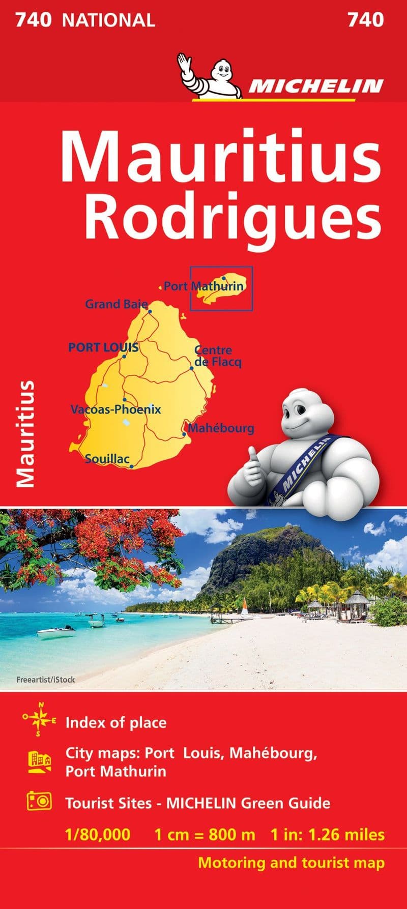Mauritius - Michelin National Map - 740