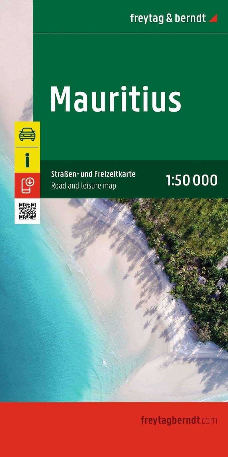 Mauritius Road & Touring Map - F&B