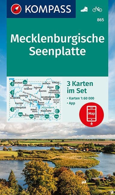 Mecklenburgische Seenplatte - Kompass 865