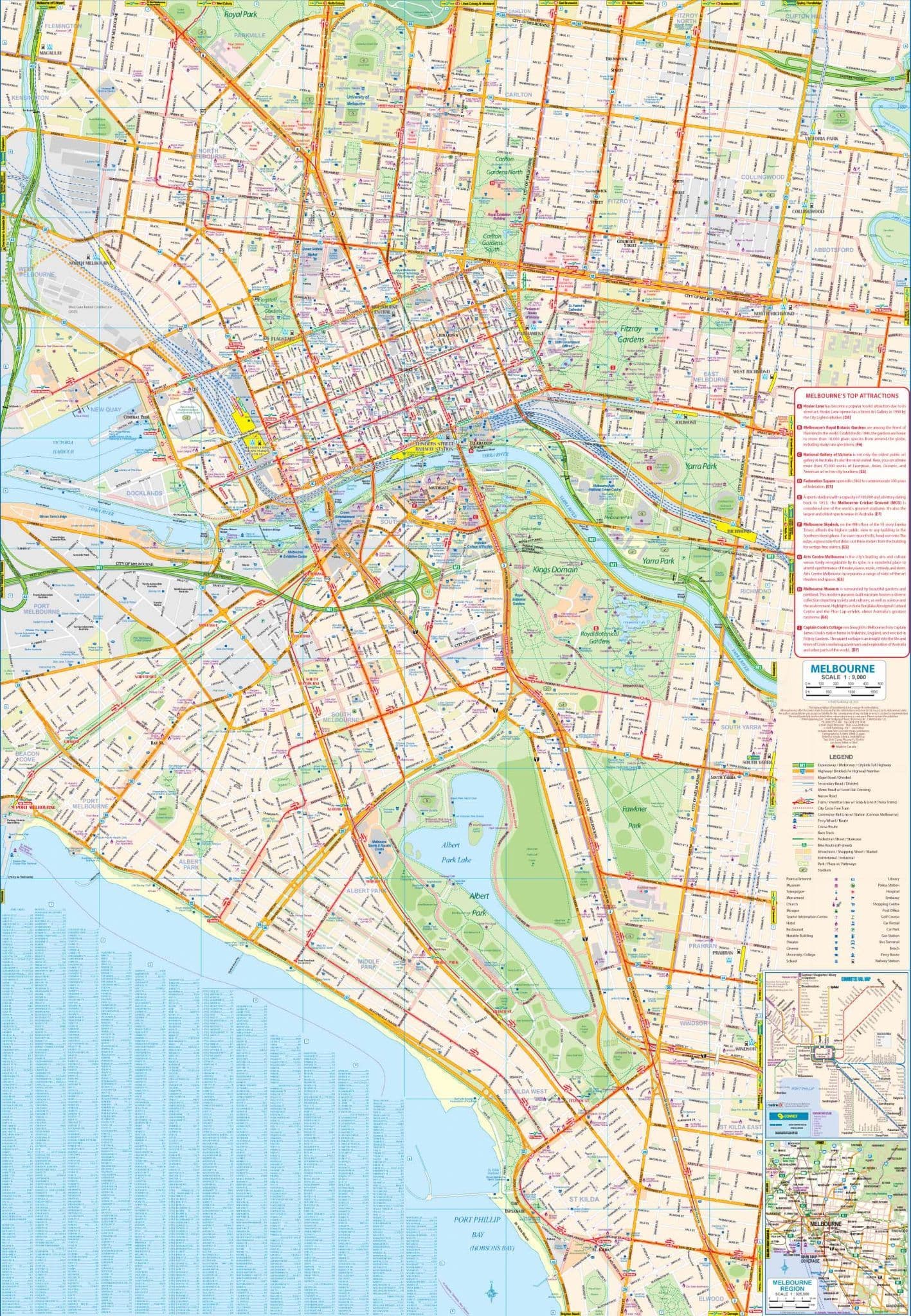 Melbourne australia attractions map 60 photos - Arptravels.com