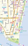 Miami and South  Florida Travel Reference map