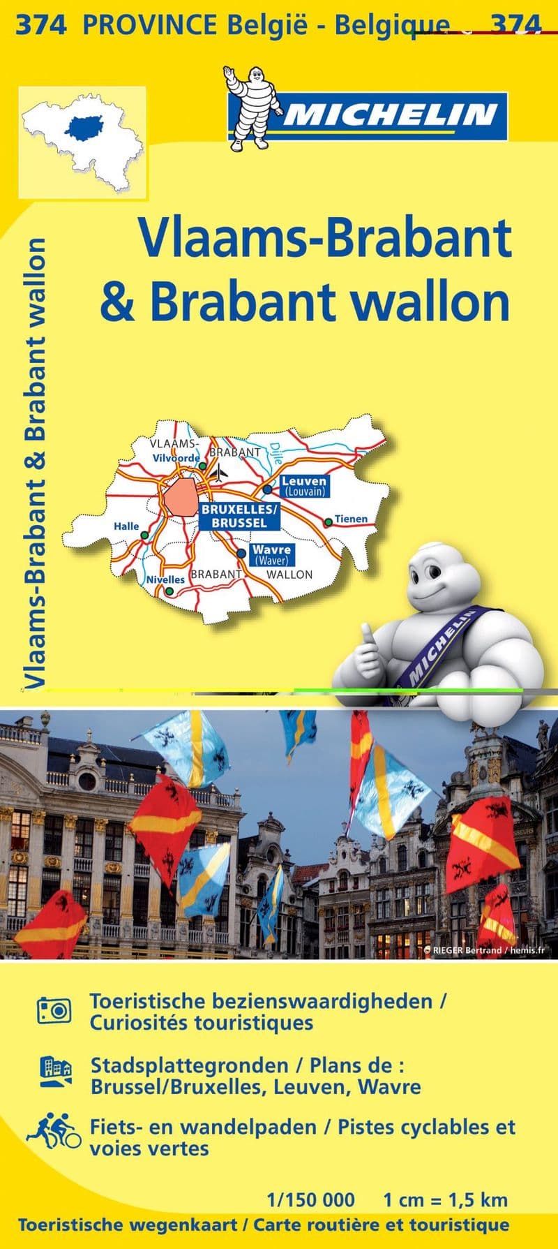 Michelin 374 - Vlaams Brabent & Brabent Wallon