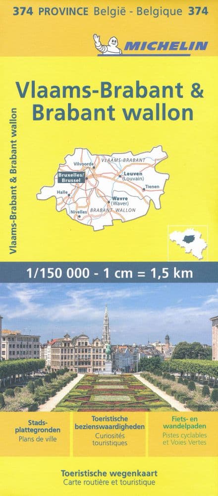 Michelin 374 - Vlaams Brabent & Brabent Wallon