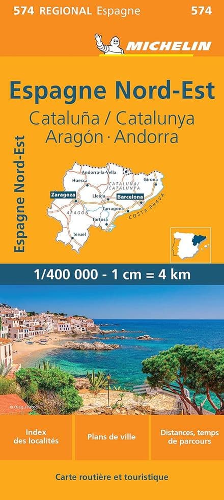 Michelin 574 Spain North East - Catalunya, Aragon, Andorra