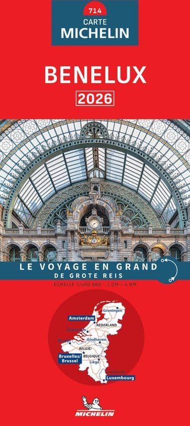 Michelin 714 Benelux - 1:400,000 - 2026