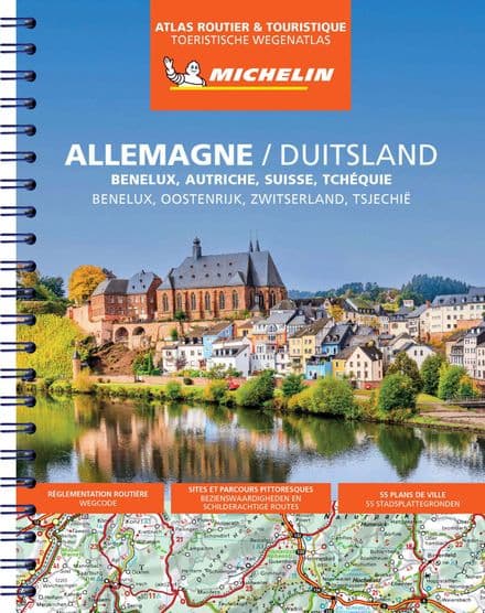Michelin Atlas Germany, Benelux, Switzerland, Austria & Czech Republic 2023