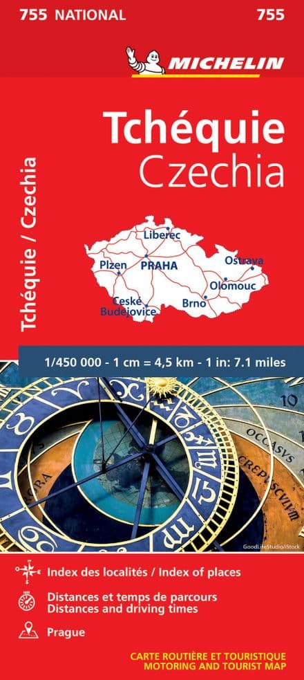 Michelin - Czech Republic - Map 755