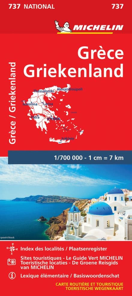 Michelin Greece - Map 737