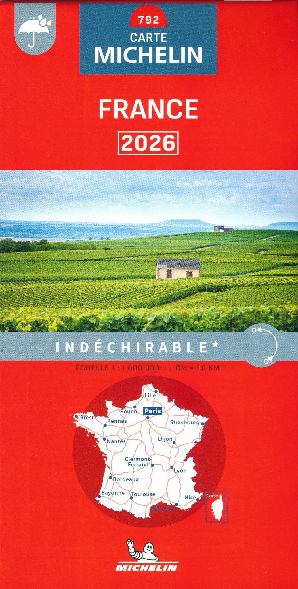 Michelin Map France 792 Tear Proof - 2026