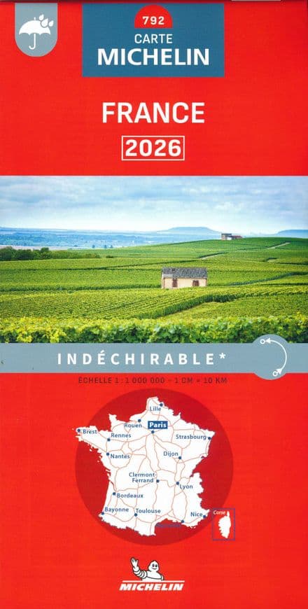 Michelin Map France 792 Tear Proof - 2026