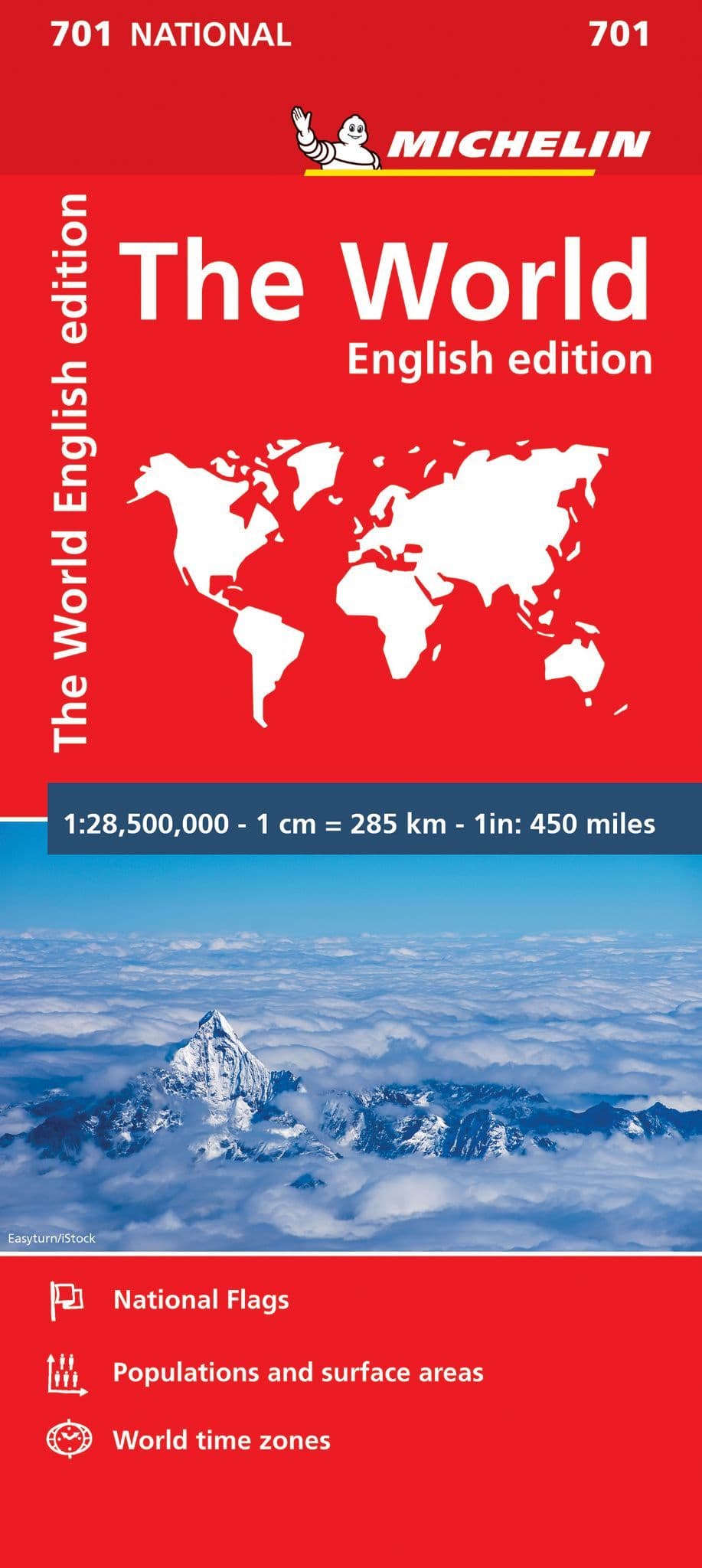 Michelin Map The World FOLDED Michelin Map The World Folded 701 7129 P