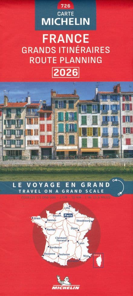Michelin Route Planning 726 France 2026
