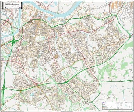 Middlesbrough Street Map
