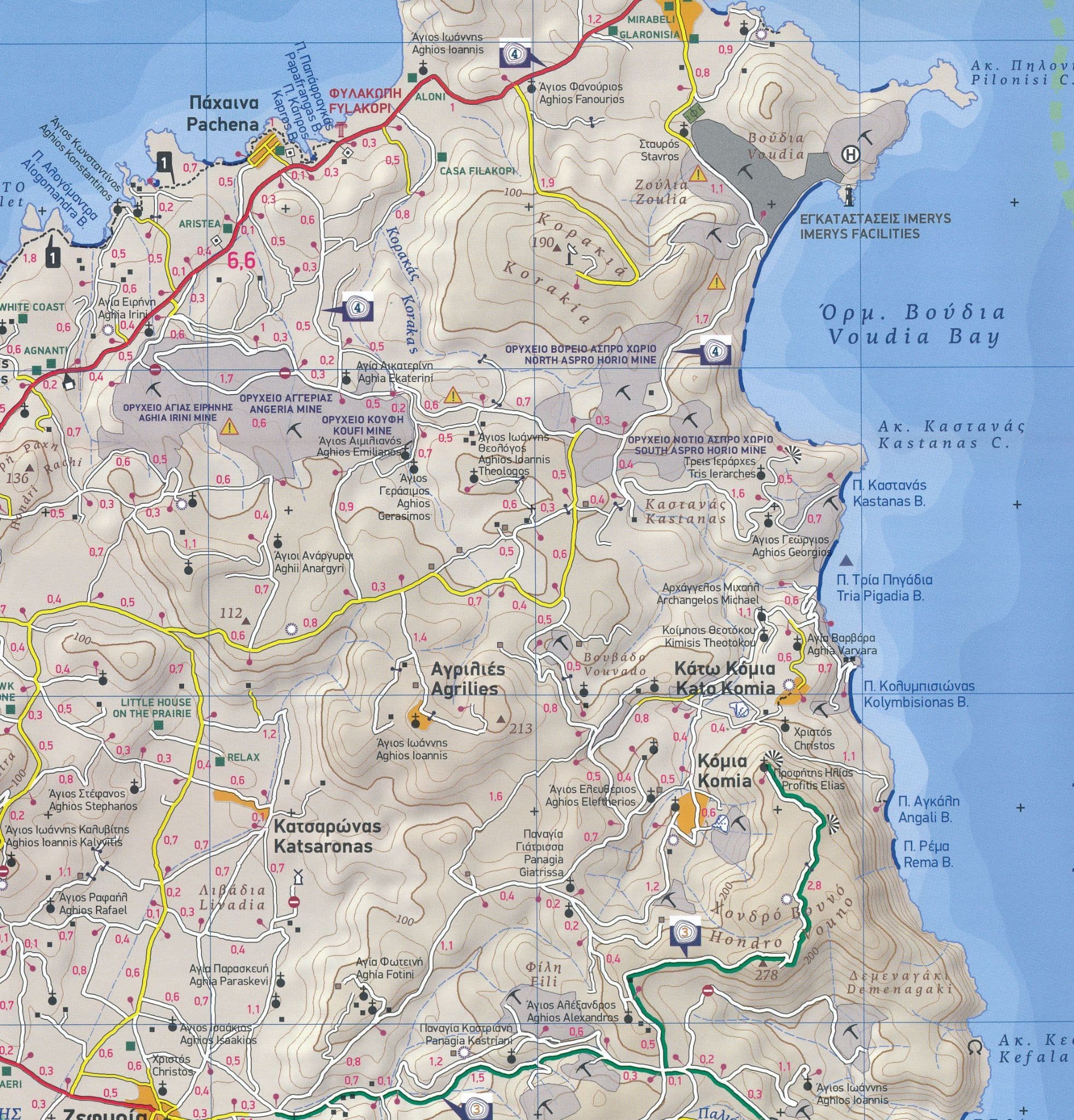 Milos Kimolos - Terrain Map 306