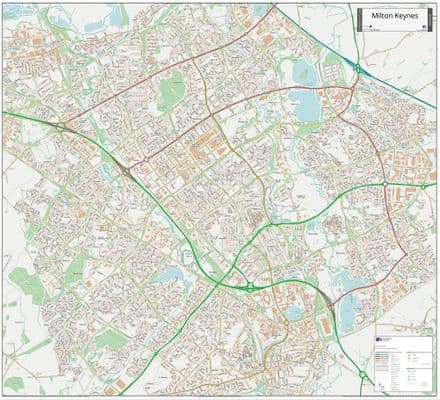 Milton Keynes Street Map