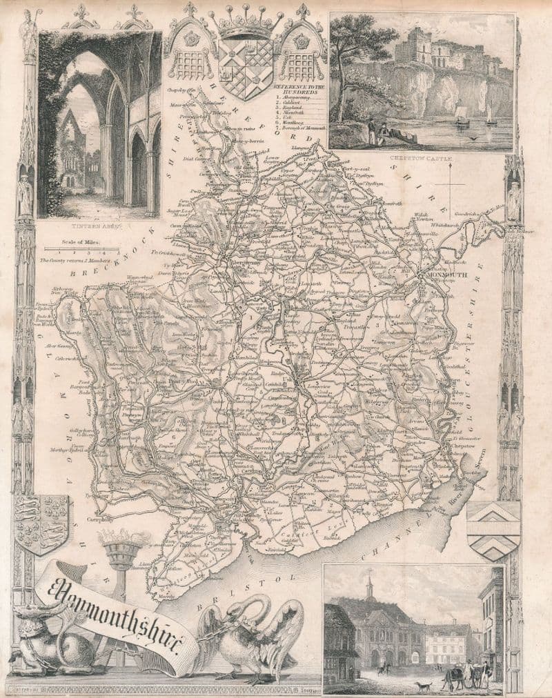 Shropshire Thomas Moule 1840