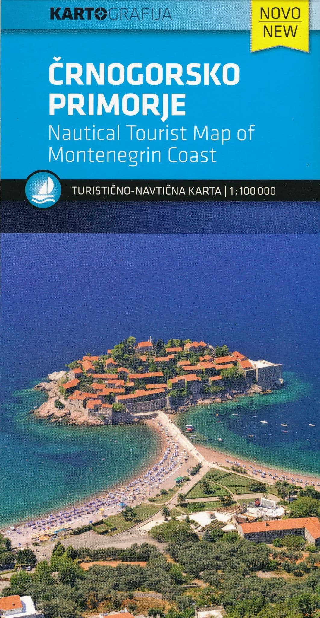 Montenegro Coast - Tourist Map - Kartografija