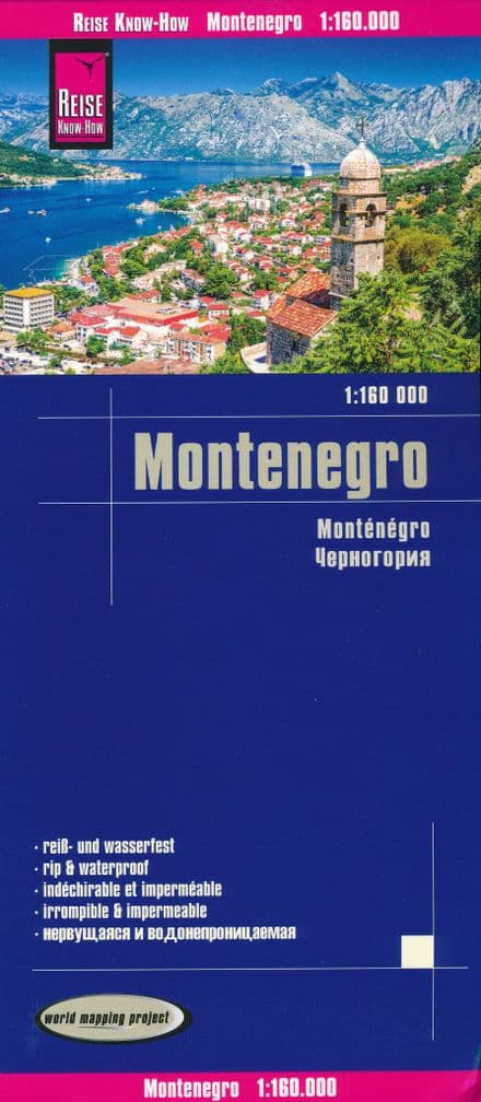 Montenegro - Reise Map