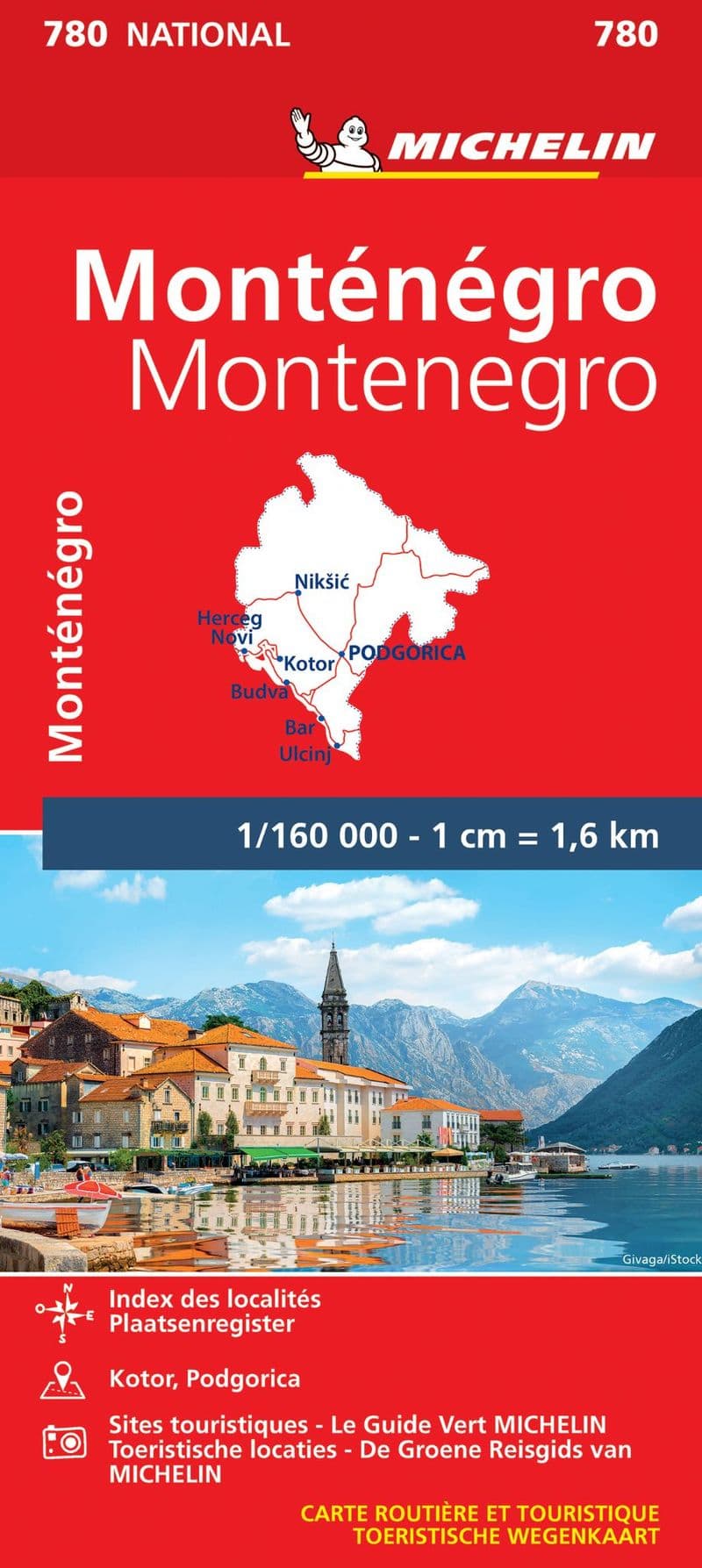 Montenegro - Road Map - Michelin 780