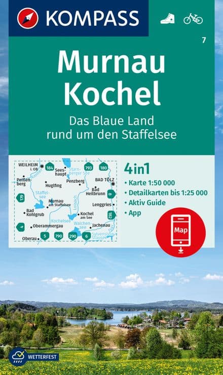 Murnau, Kochel - Das blaue Land rund um den Staffelsee - Kompass 7
