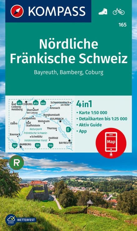 Nördliche Fränkische Schweiz - Kompass 165