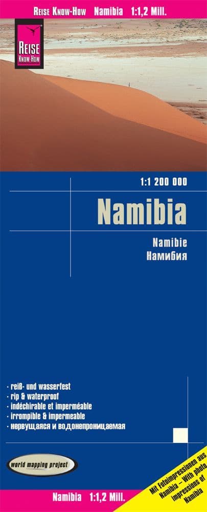 Namibia Road Map - Reise