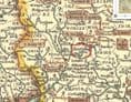 National Geographic Shakespeare Wall Map of Britain - Pub 1964