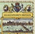 National Geographic Shakespeare Wall Map of Britain - Pub 1964
