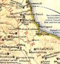 National Geographic Wall Map of Medieval England