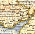 National Geographic Wall Map of Medieval England