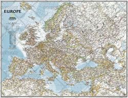 National Geographic Wall Maps of Europe