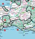 National Landscapes (AONB) England - Wall Map 2025 - 82 x 90cm