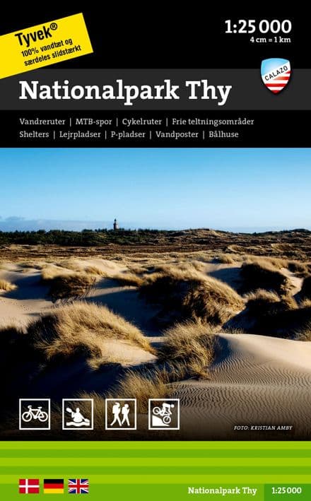 National Park Thy - Calazo Hiking Map