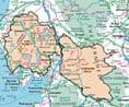 National Parks - England Scotland & Wales - Wall Map 2025 - 88 x 128cm