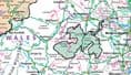 National Parks &  National Landscapes (AONB) England Scotland & Wales - Wall Map 2025 - 88 x 128cm