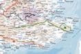 National Trails of England & Wales - Wall Map - 86 x 100cm