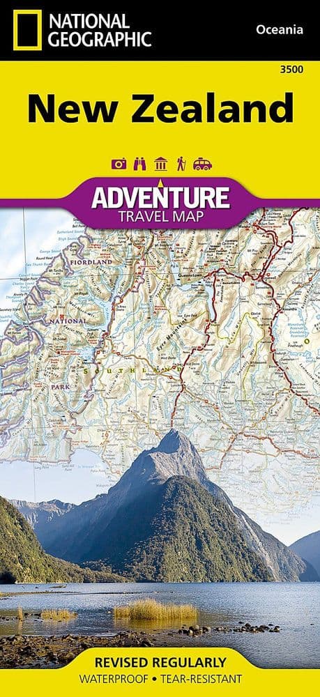 New Zealand National Geographic Adventure Map