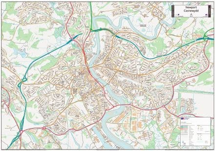 Newport - Wales Street Map