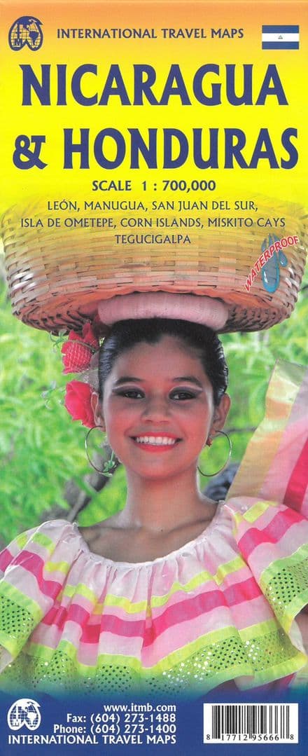 Nicaragua & Honduras Travel Map - ITM
