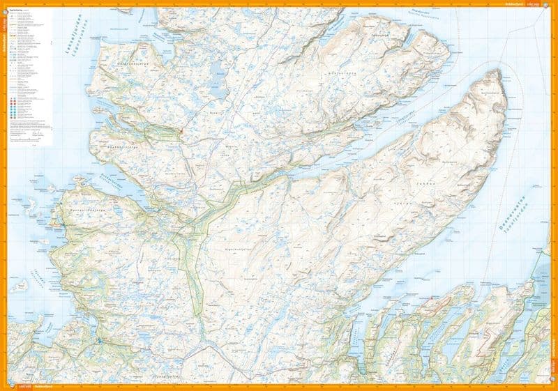 Nordkinnhalvøya - Hiking Map - Calazo BD 260