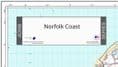 Norfolk Coast - AONB Wall Map - 2024