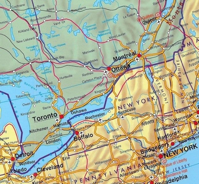 North America Road Map - F&B