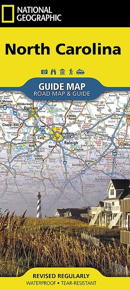 North Carolina Road Map & Travel Guide GM10