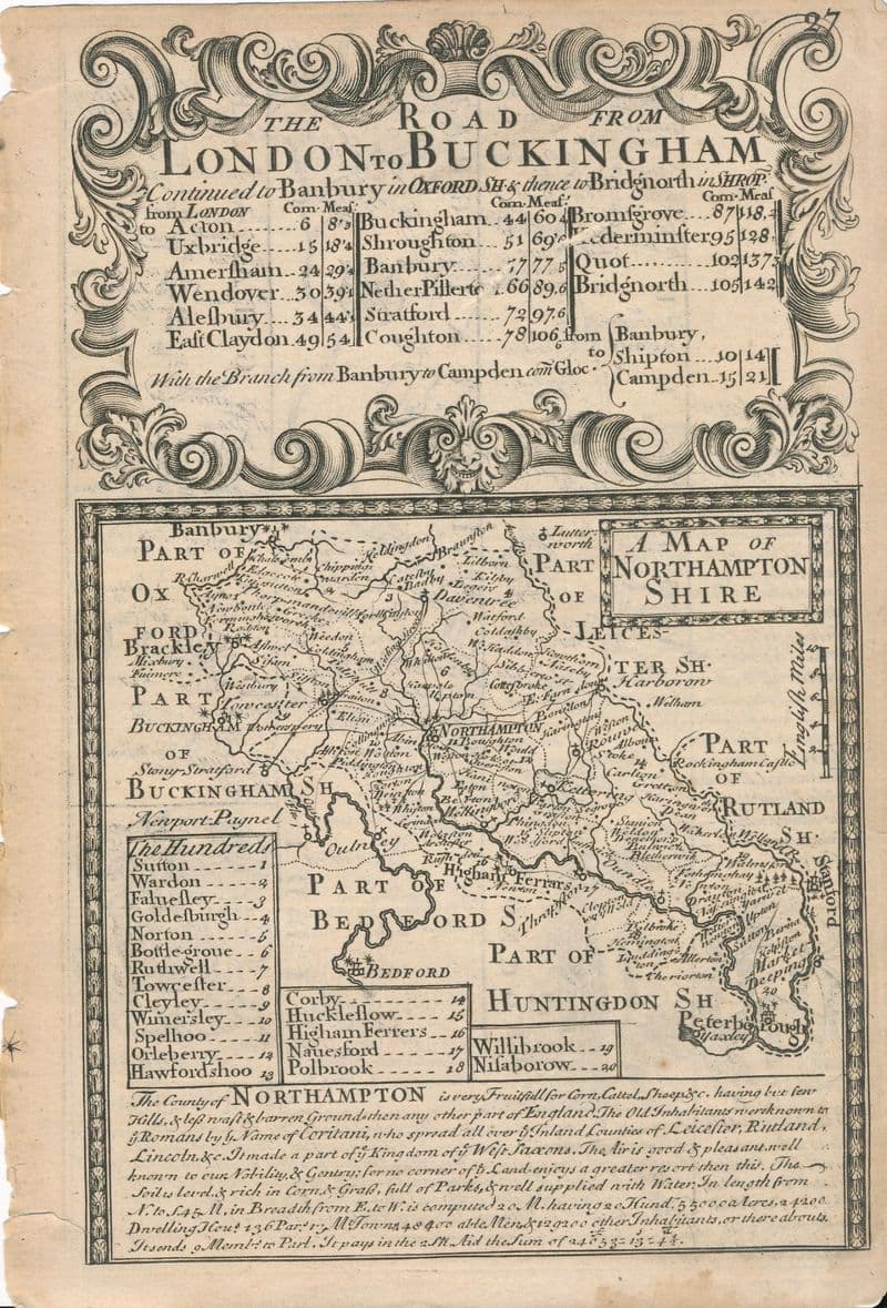 Owen Bowen Northamptonshire circa 1720
