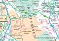 Northern England & Southern Scotland - Planning Wall Map - 2024 - 82 x 82cm